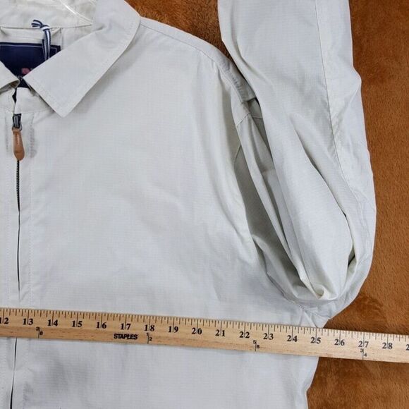 VINEYARD VINES Jacket Mens Large Stone Heritage Harrington Waxed Cotton $218 - Picture 8 of 10